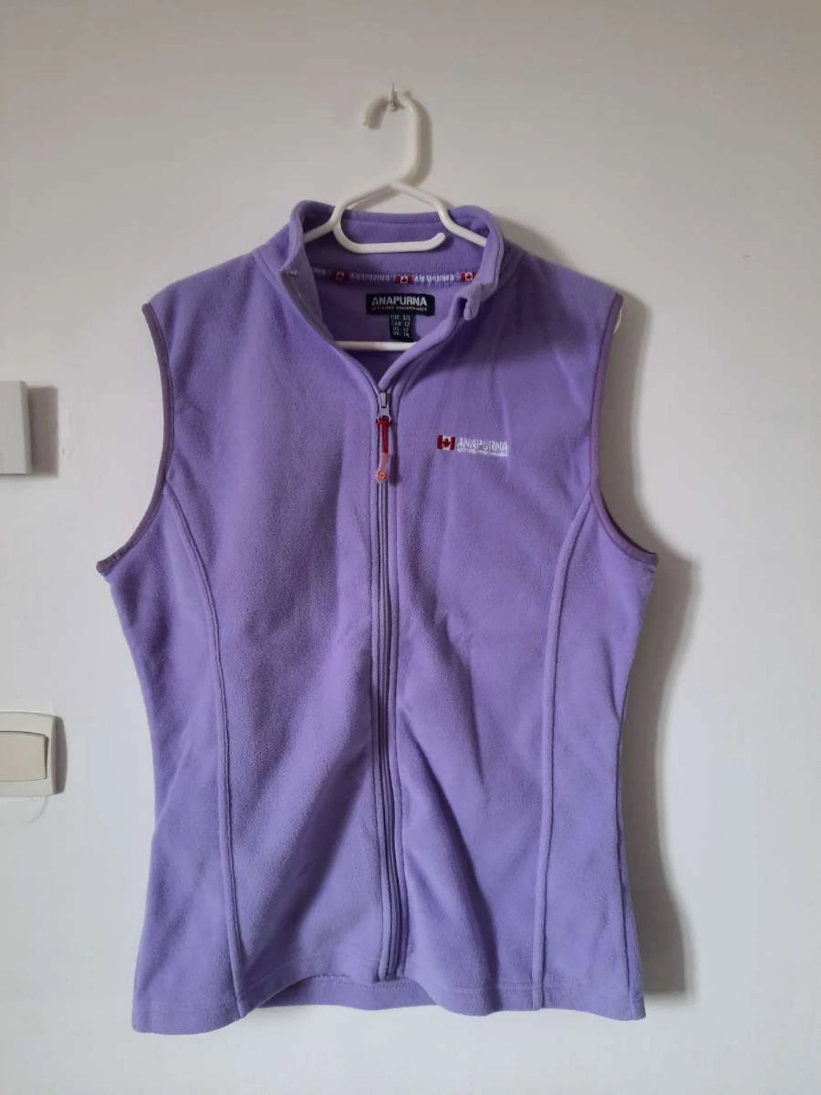 Veste polaire sans manches ANAPURNA violette – Taille L
